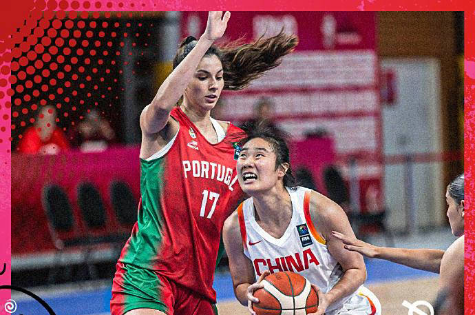 U19女篮世界杯-冉珂嘉17+10中国负葡萄牙遭两连败